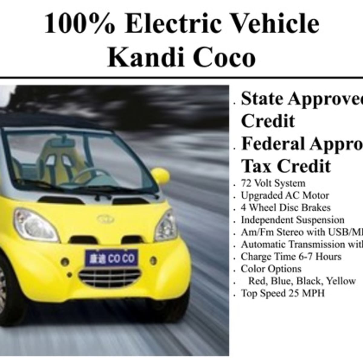 Forget the Tata Nano Oklahomans can get a new electric car for 865 Autoblog