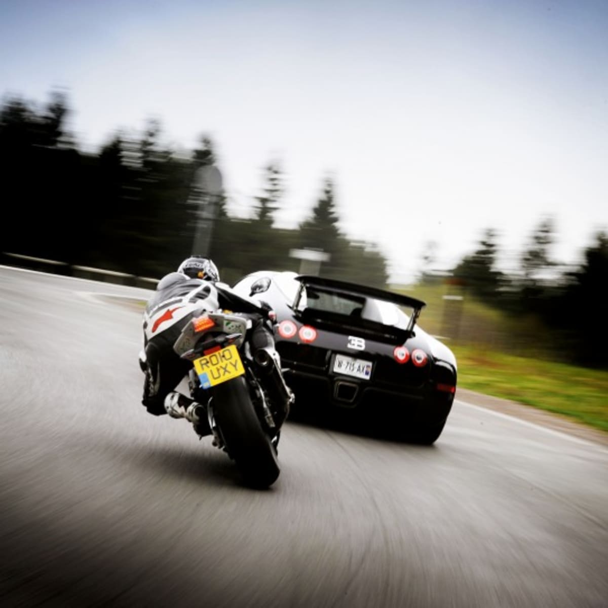Bugatti Veyron vs. BMW S1000 RR Which is fastest Autoblog