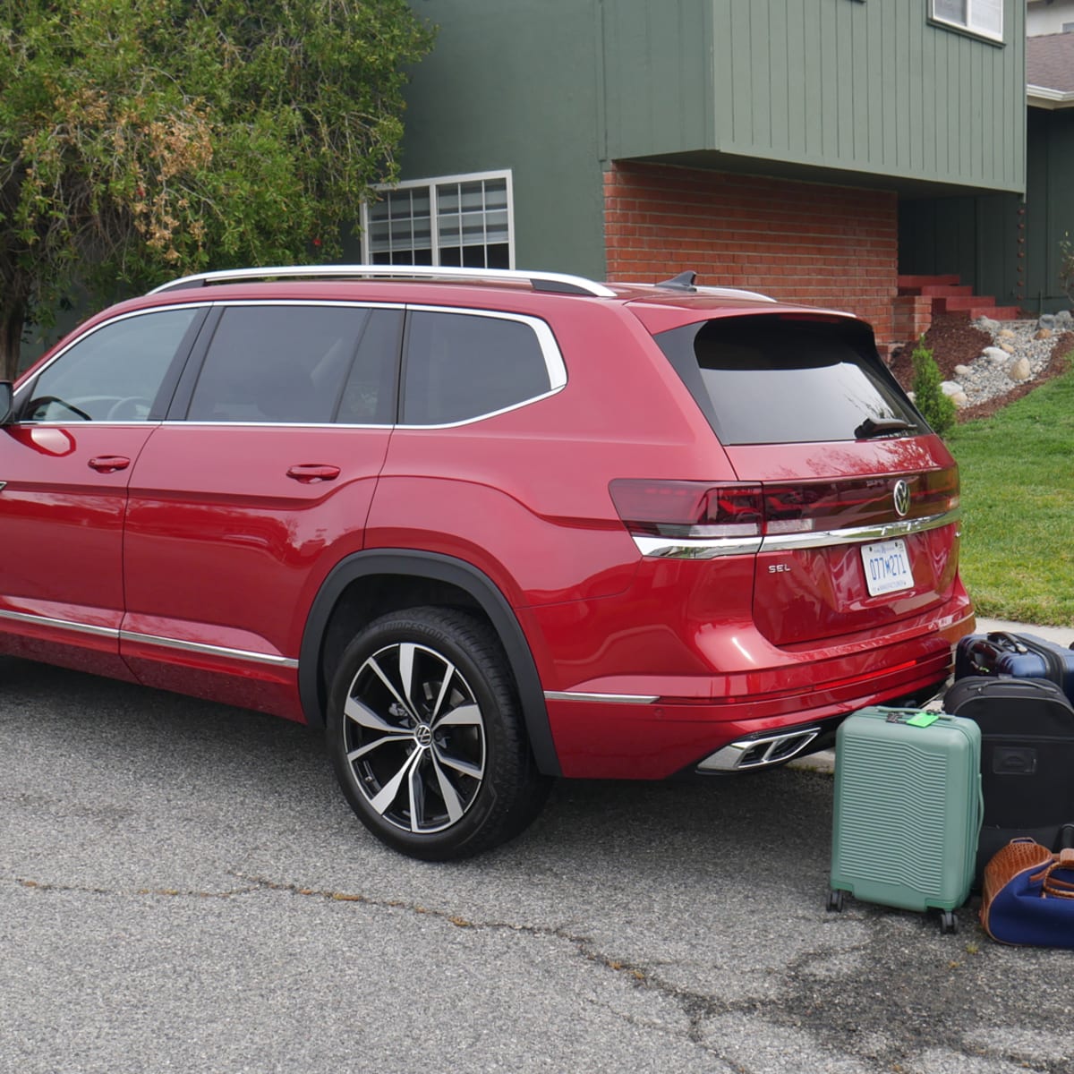 Volkswagen Atlas Luggage Test How much fits behind the third row Autoblog