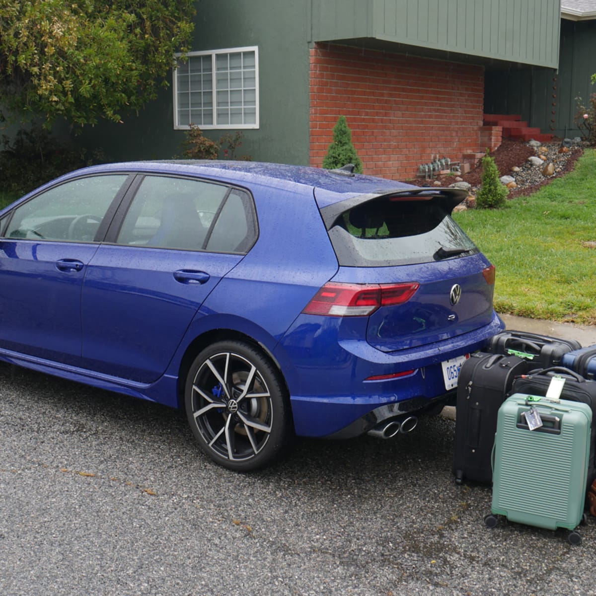 VW GTI and Golf R Luggage Test How much fits in the trunk Autoblog