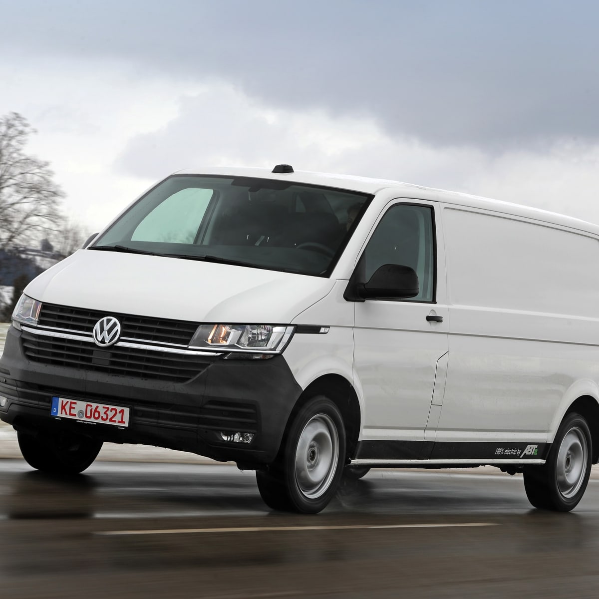 Vw transporter electric van discount