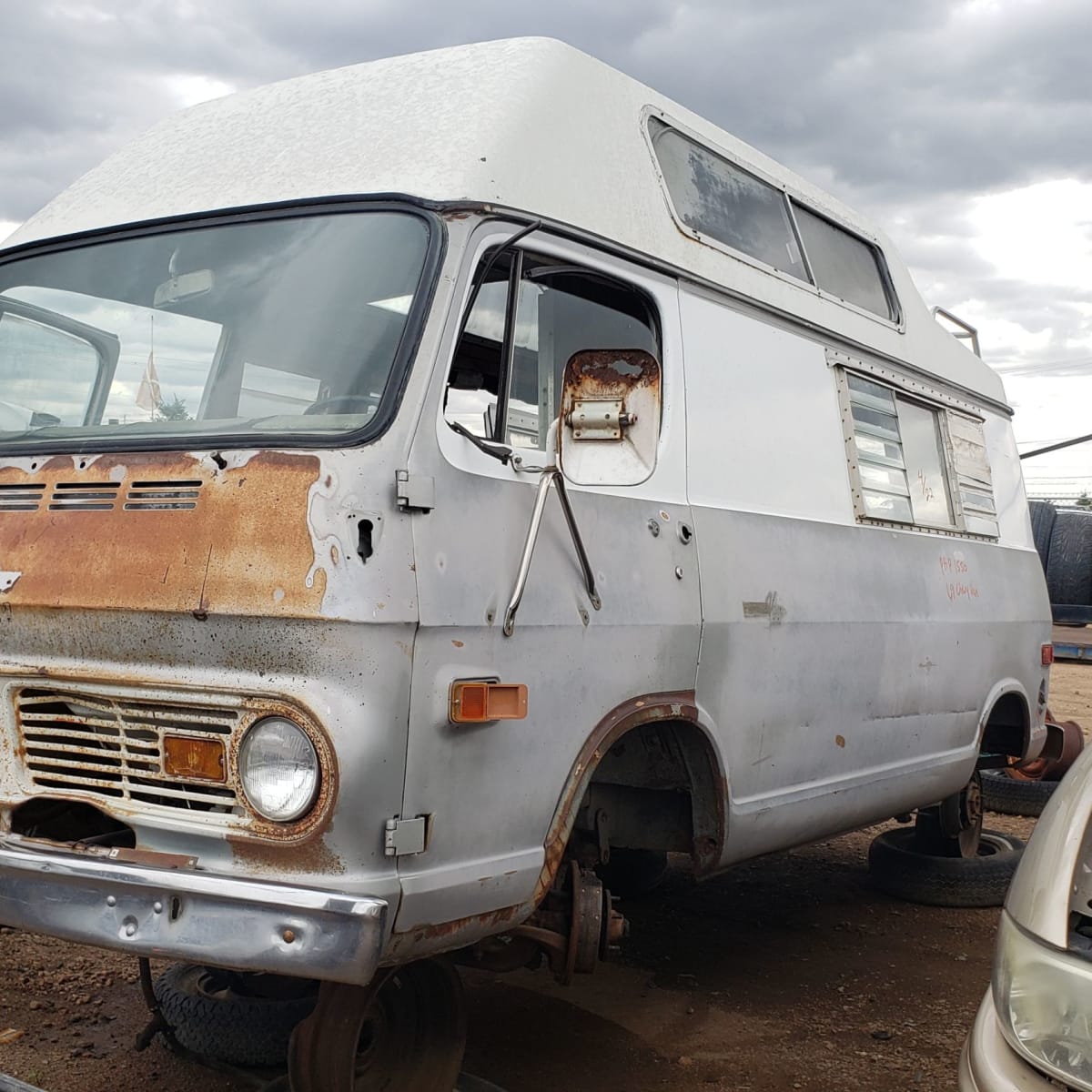 Junkyard Gem 1969 Chevrolet ChevyVan 108 Camper Autoblog