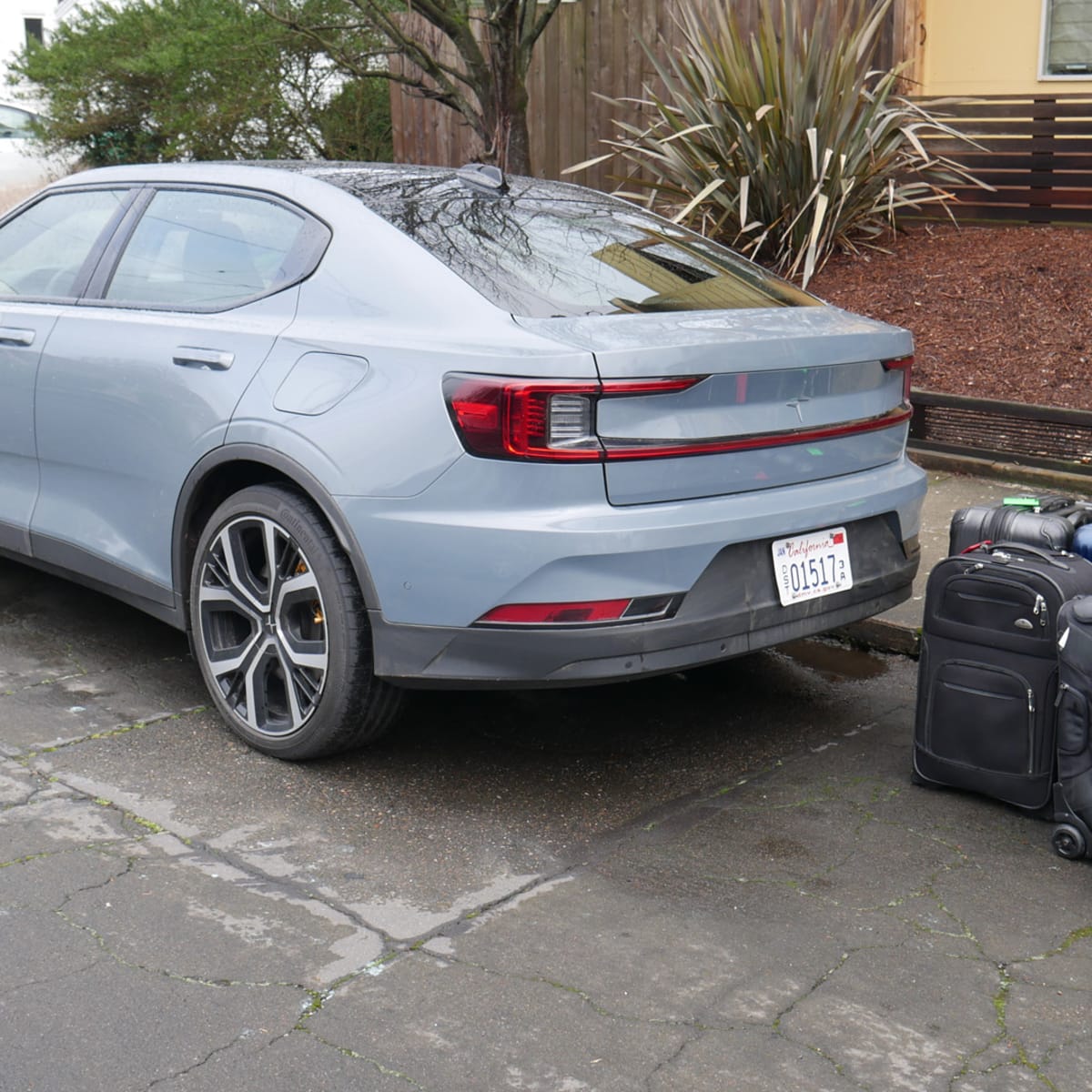 Polestar 2 Luggage Test How big is the trunk Autoblog