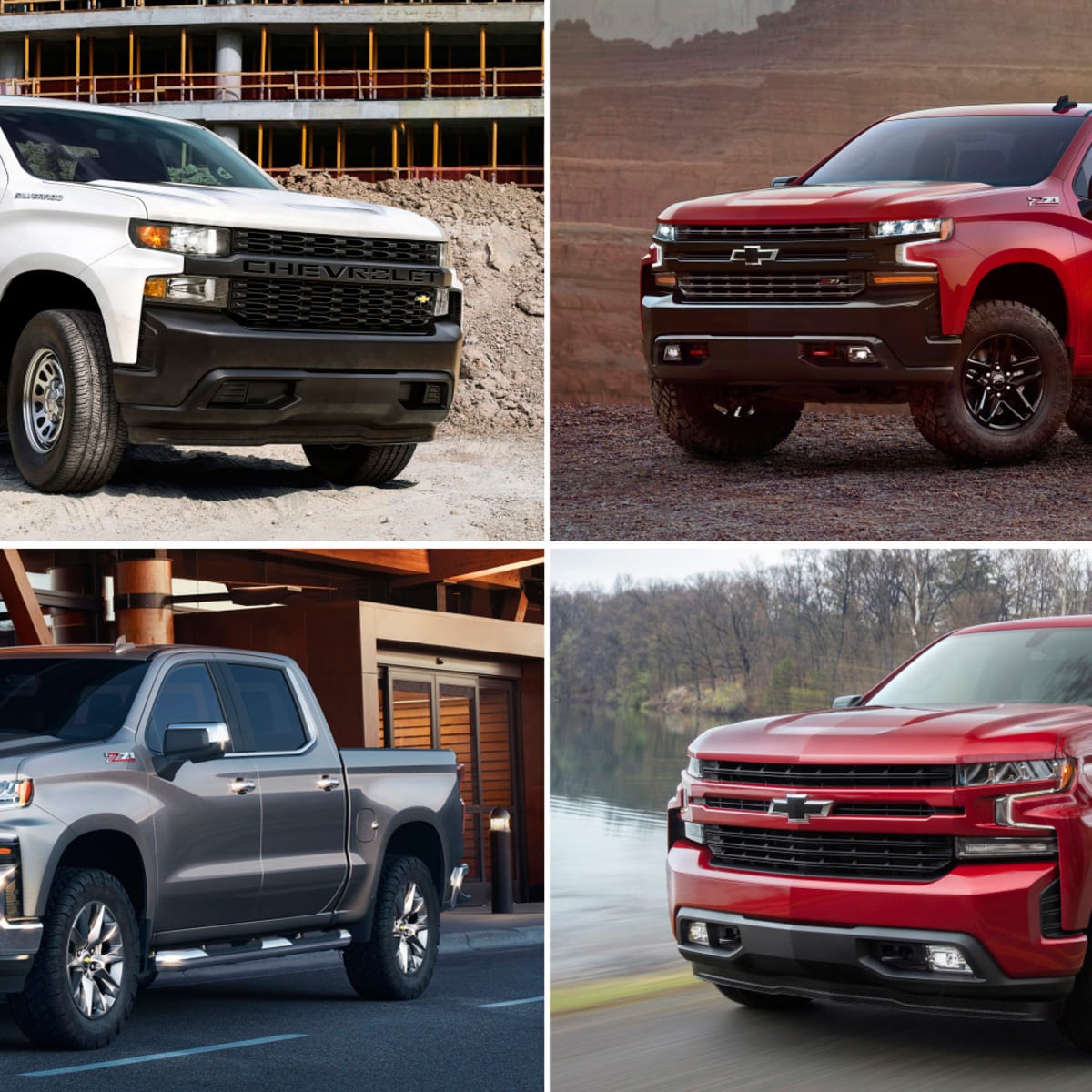 2019 Chevy Silverado Which engines are available with each trim level Autoblog