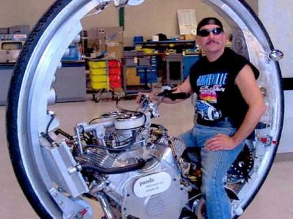 Picture a one wheeled Harley Davidson running nitrous. Autoblog