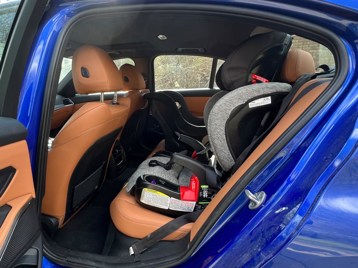 2022 BMW 330e xDrive Long Term Update Child car seat test Autoblog Car News Reviews and Buying Guides