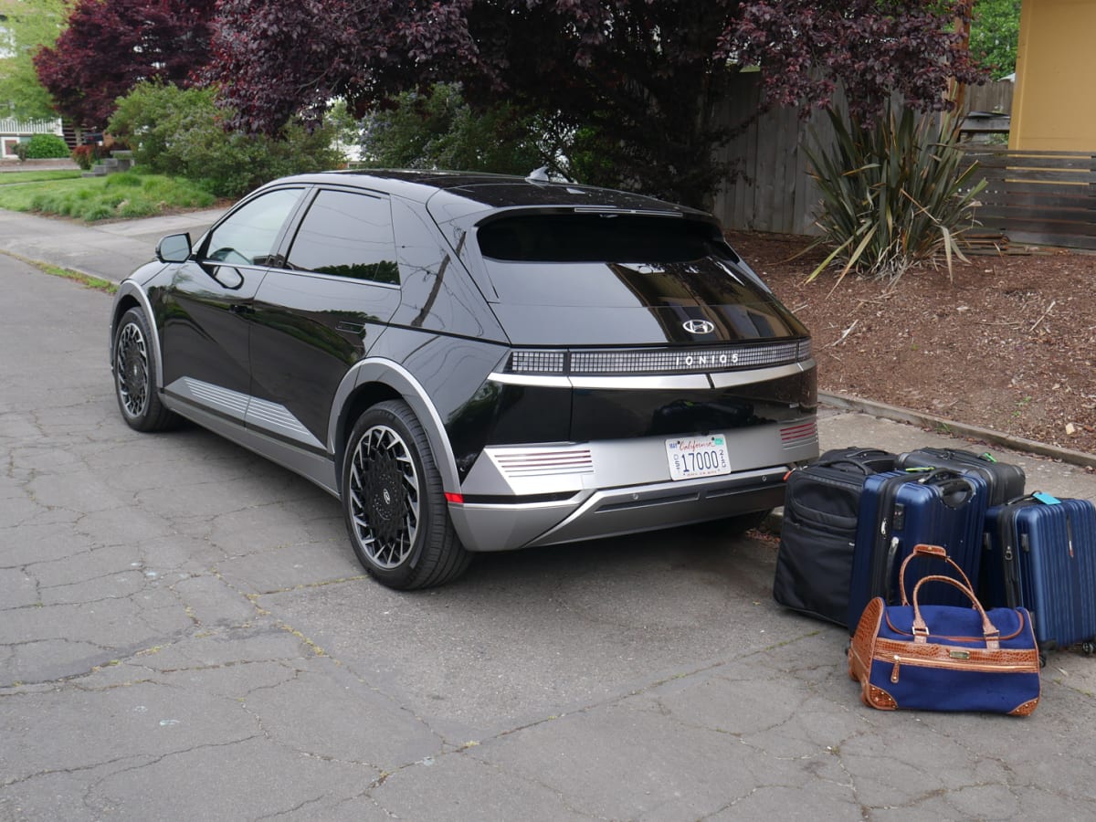 Hyundai Ioniq 5 Luggage Test How much cargo space Autoblog