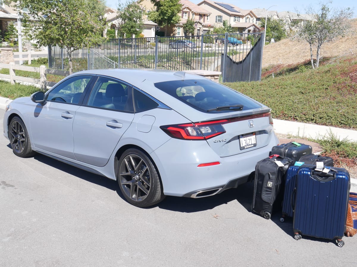 Honda Civic Hatchback Luggage Test How it compares with sedan and Integra Autoblog