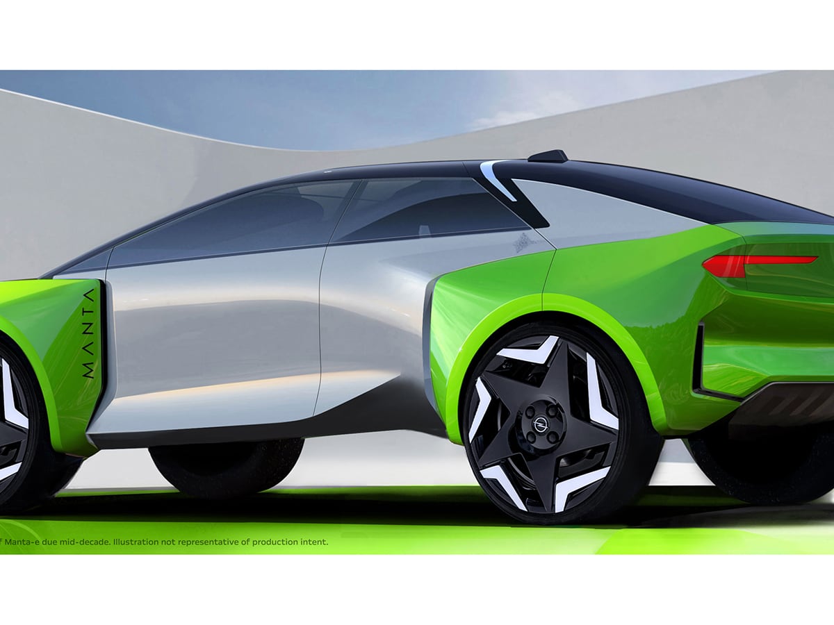 Opel Manta E will be the electric revival of the classic German coupe Autoblog