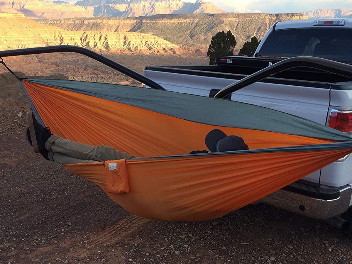 This hammock hitch stand turns your truck into a relaxation station Autoblog