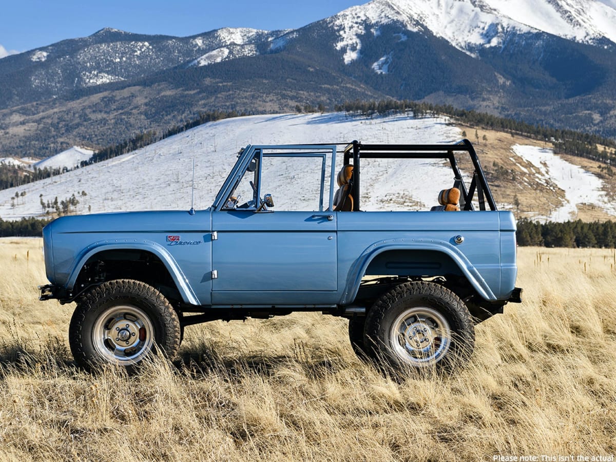 Electric blue bronco discount