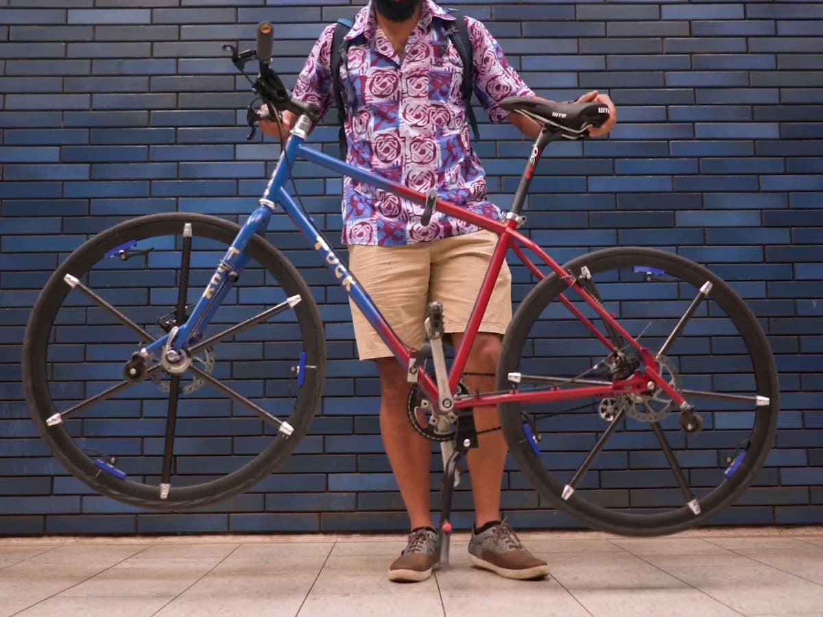 Tuck folding bike hot sale