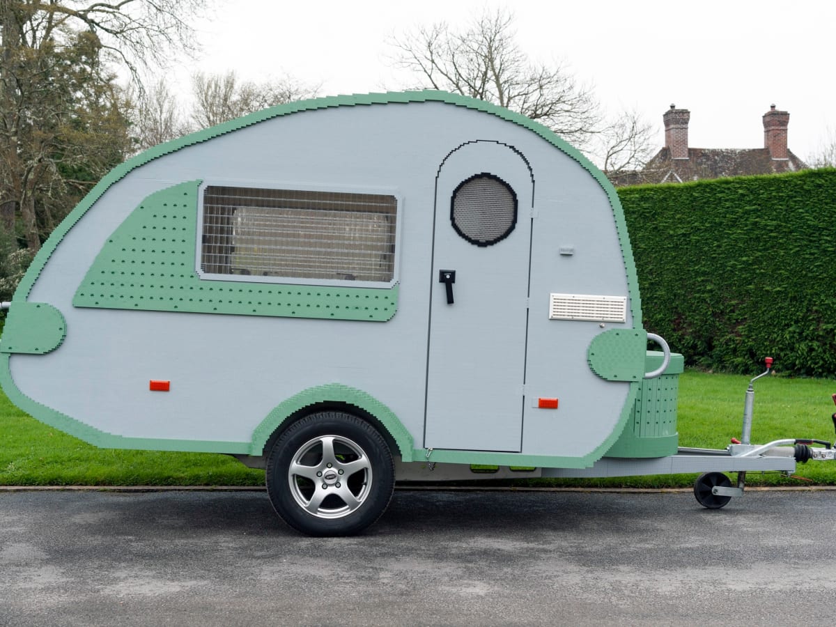 Guinness world record largest Lego camper put on display Autoblog