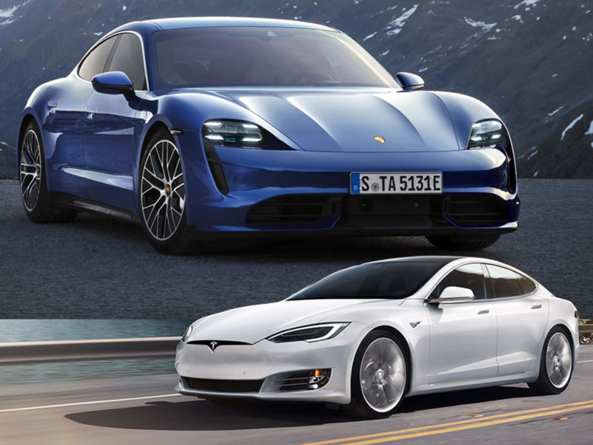 Porsche Taycan vs Tesla Model S How they compare on paper Autoblog