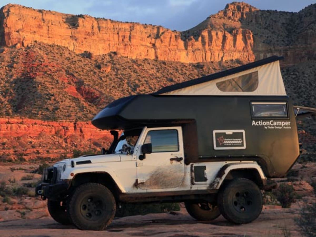 ActionCamper turns your four door Jeep Wrangler into an off road RV for two Autoblog Car News Reviews and Buying Guides