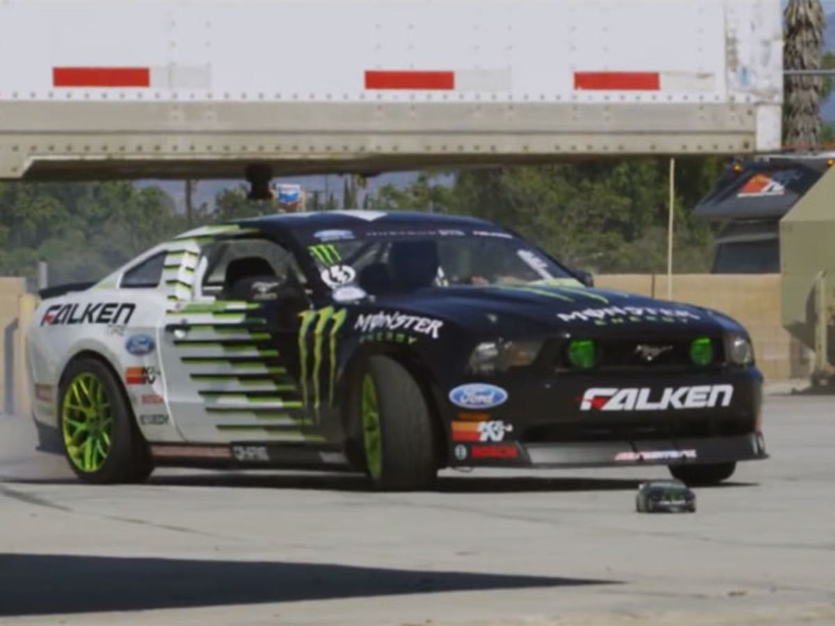 Vaughn Gittin Jr. almost out drifted by RC car Autoblog