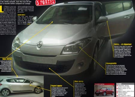 Renault Megane leaked in French mag