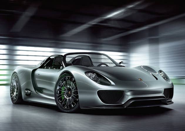 PP「P」 Porsche 918 Spyder plug-in hybrid concept gets 78 mpg, hits 62 mph