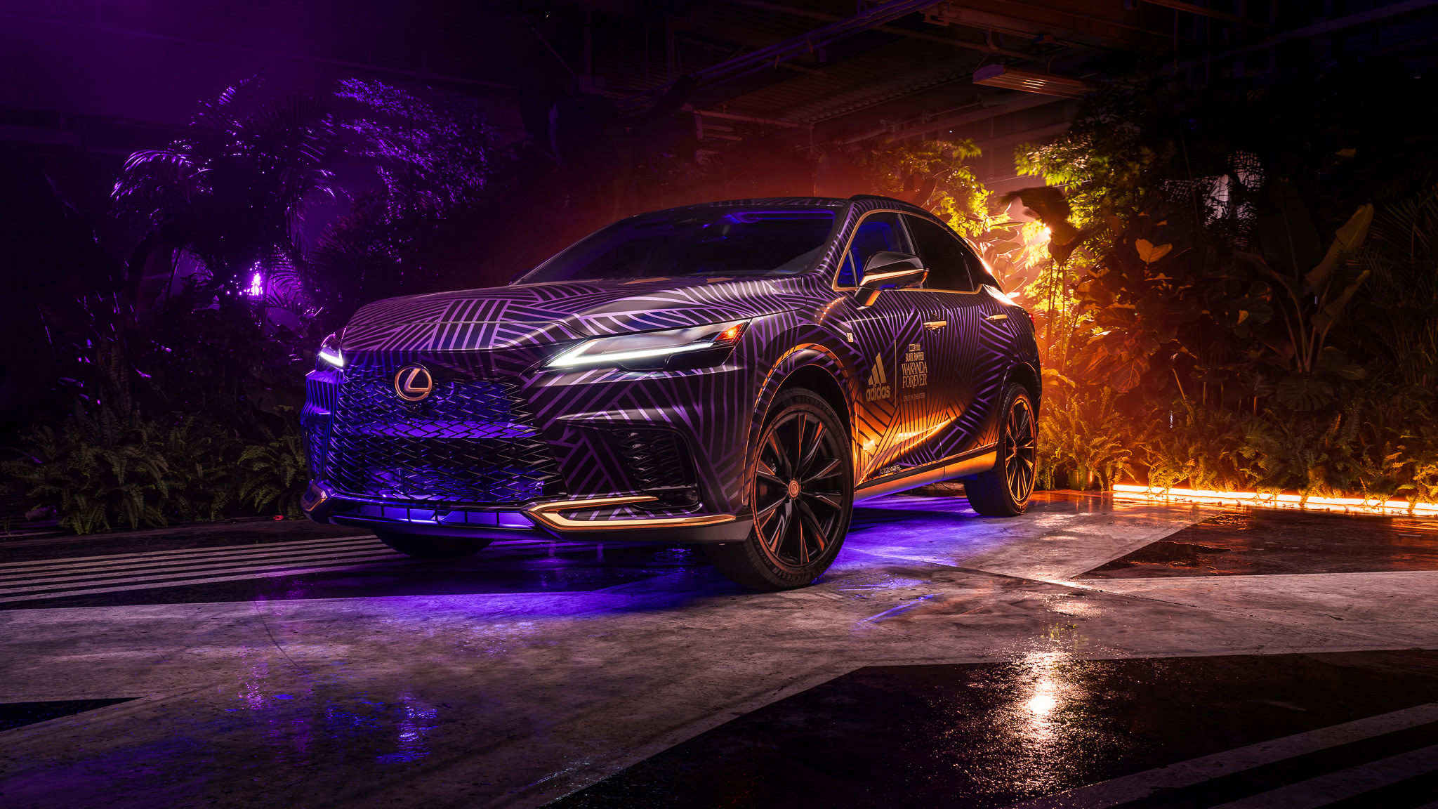 Lexus and Adidas celebrate 'Wakanda Forever' with unique RX design