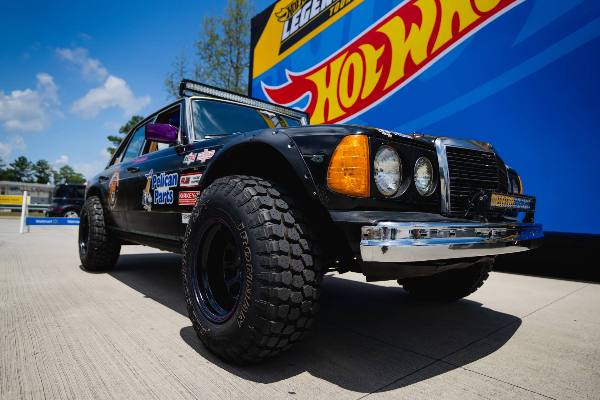 Lifted 1985 Mercedes-Benz 300D is a Hot Wheels Legends Tour