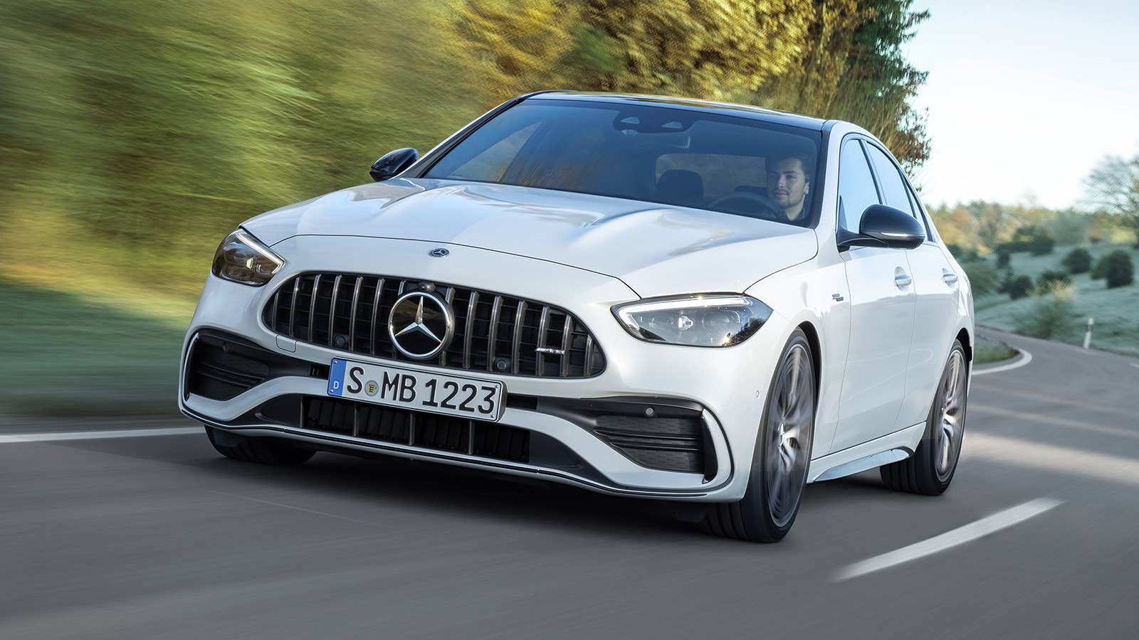 2023 Mercedes-AMG C 63 S PHEV prototype shown in Germany with 661