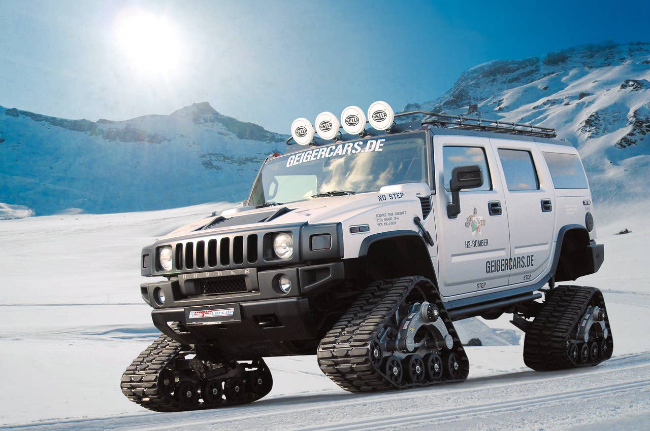 GeigerCars Hummer H2 Bomber is ready for winter...now that it's spring -  Autoblog