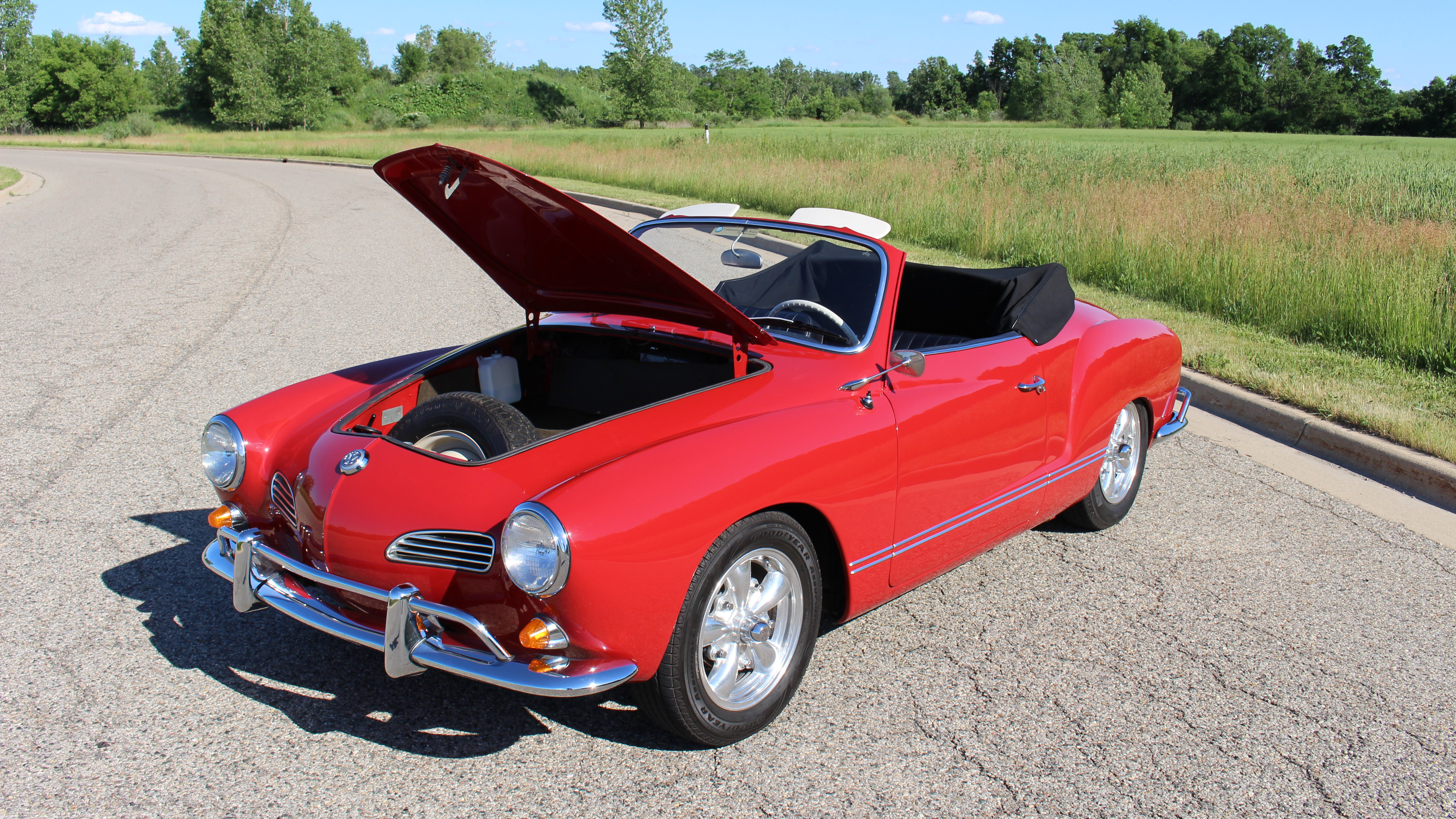 1964 Volkswagen Karmann Ghia Luggage Test | Extremely important