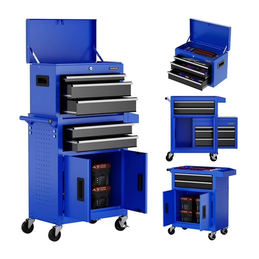 Workpro 5-Drawer Rolling Tool Chest&comma; &dollar;170 &lpar;was &dollar;276&rpar; at Walmart