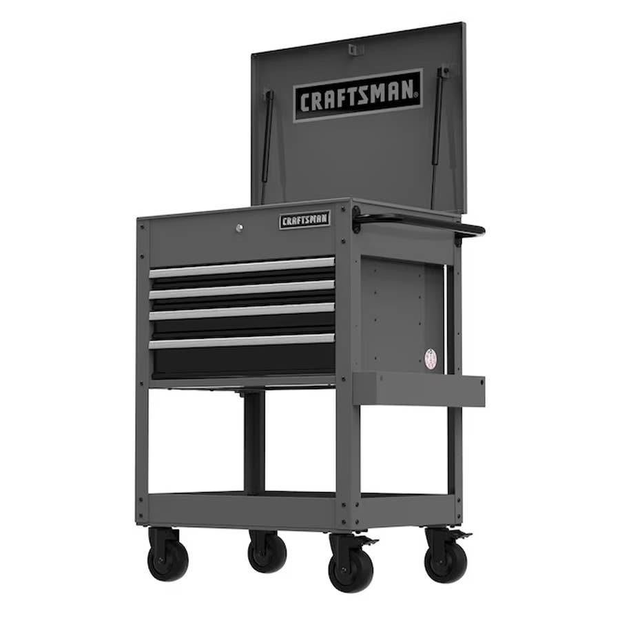 Craftsman 4-Drawer Rolling Tool Cabinet&comma; &dollar;199 &lpar;was &dollar;399&rpar; at Lowe&CloseCurlyQuote;s