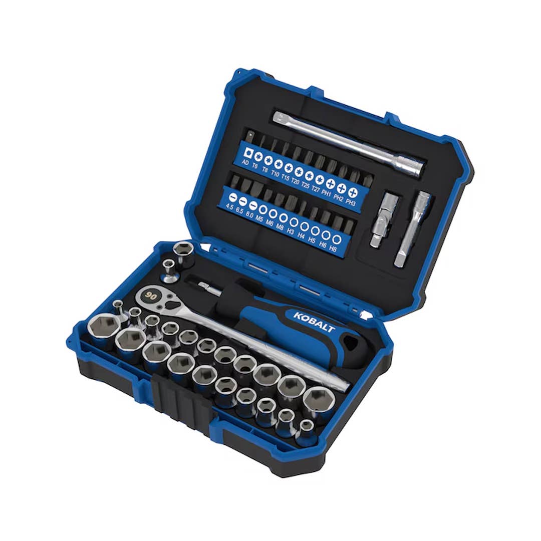 Kobalt 50-Piece Mechanics Tool Set&comma; &dollar;35 &lpar;was &dollar;51&rpar; at Lowe&CloseCurlyQuote;s