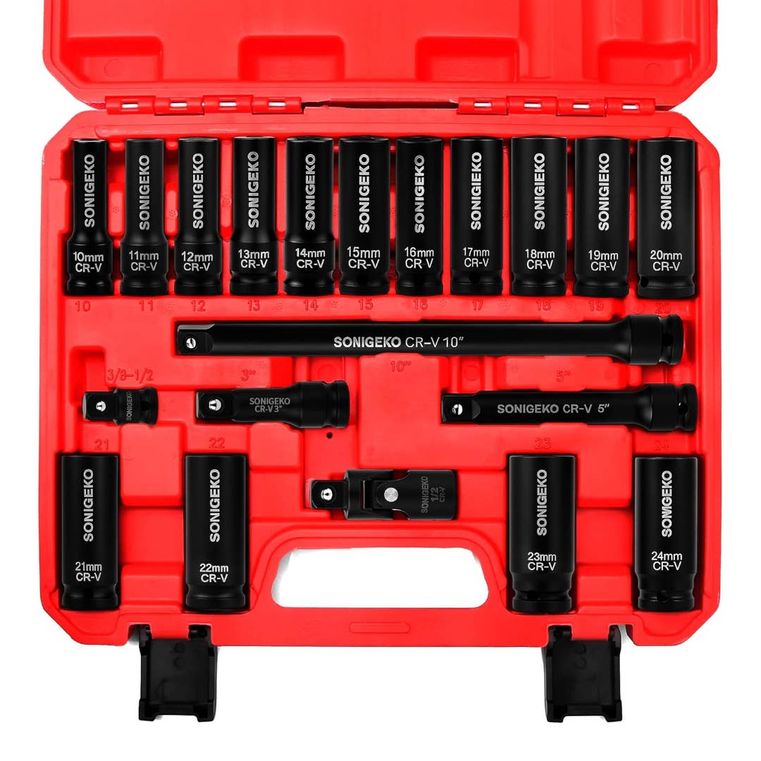 Sonigeko 1&sol;2-Inch Drive 20-Piece Impact Socket Set&comma; &dollar;20 &lpar;was &dollar;34&rpar; at Amazon