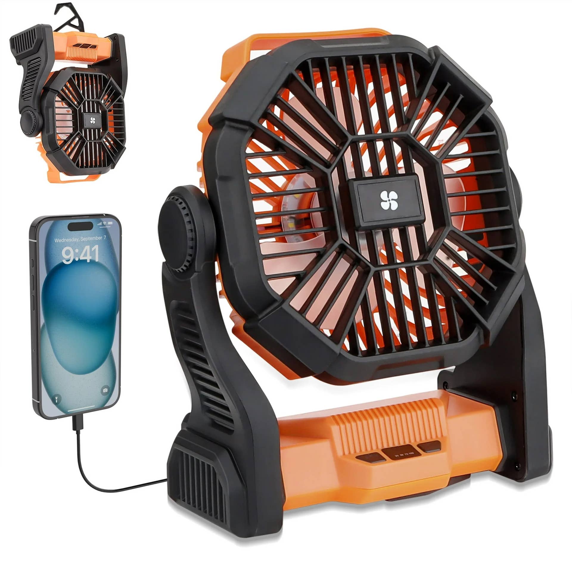 Aiychen Rechargeable Camping Fan&comma; &dollar;22 &lpar;was &dollar;40&rpar; at Walmart