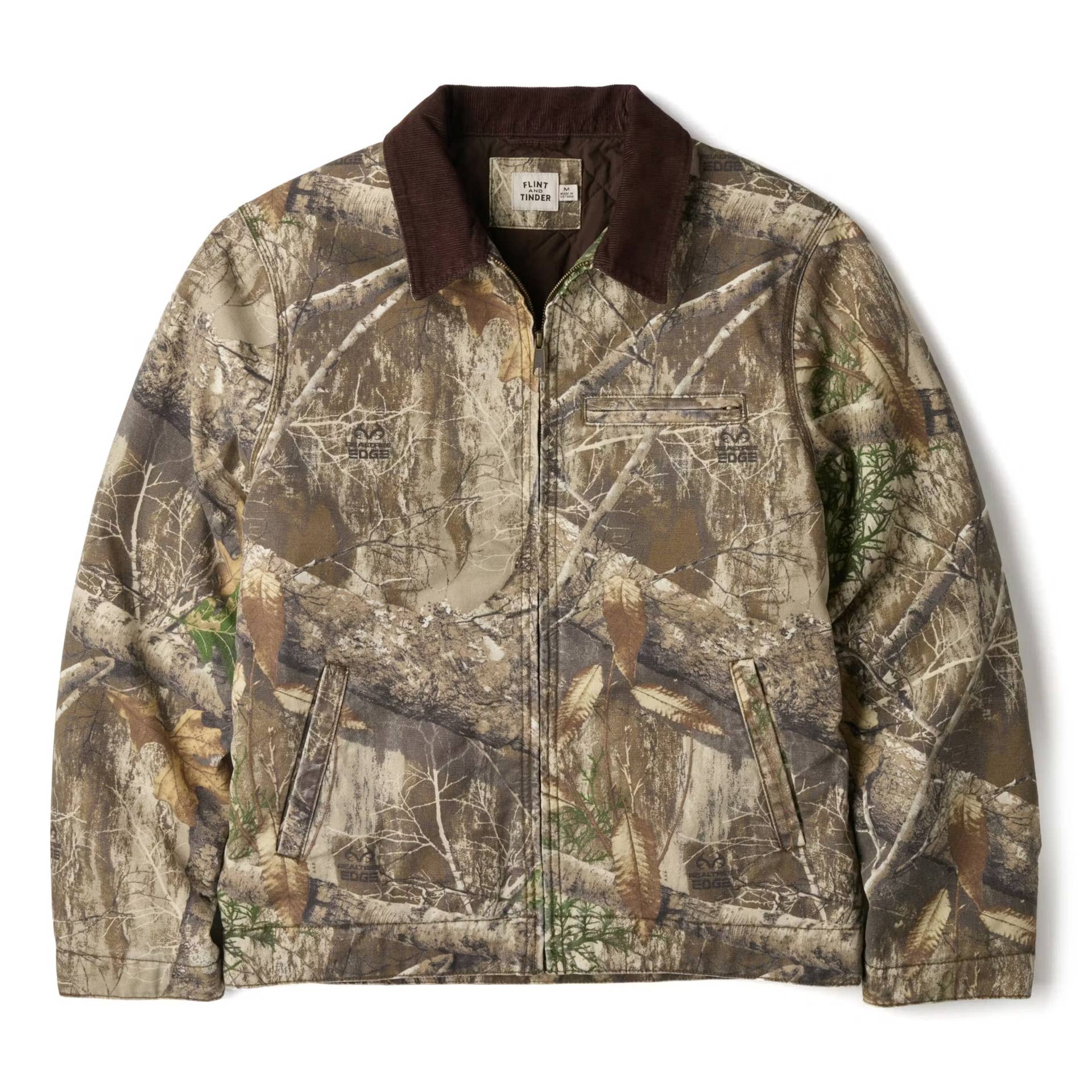 Flint and Tinder Realtree Mason Canvas Camo Work Jacket&comma; &dollar;136 &lpar;was &dollar;228&rpar; at Huckberry