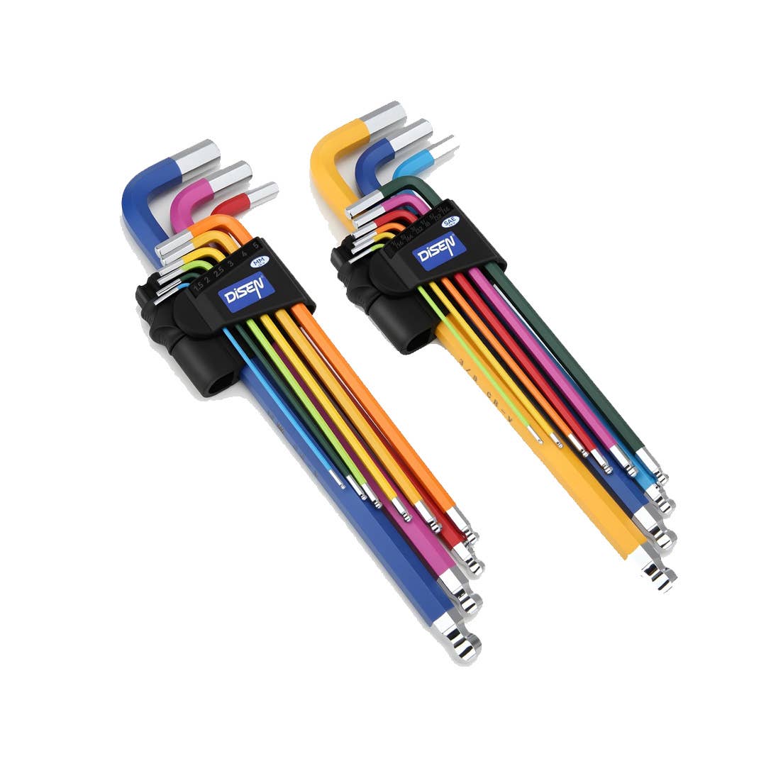 Disen 18-Piece Color-Coded Hey Key Set&comma; &dollar;14 &lpar;was &dollar;27&rpar; at Amazon