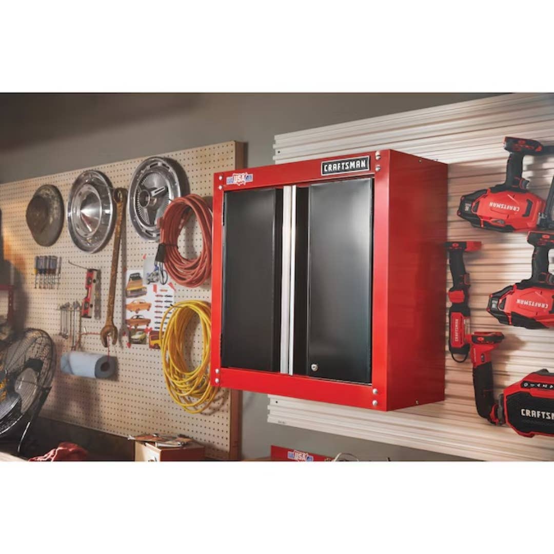 Craftsman Wall-Mounted Garage Storage Cabinet, $129 (was $199) at Lowe’s