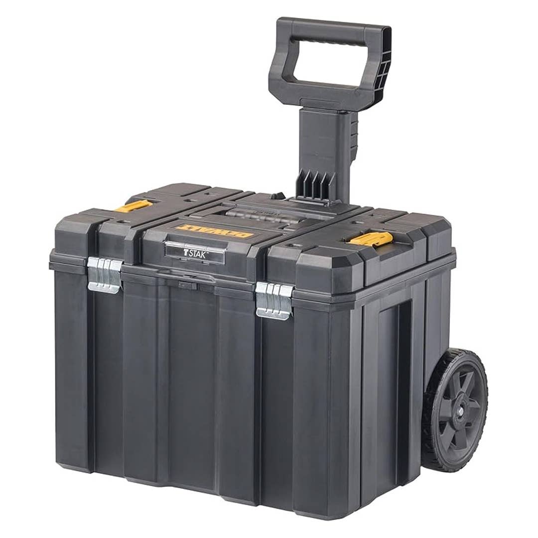 DeWalt Tstak Tool Box with Wheels&comma; &dollar;86 &lpar;was &dollar;119&rpar; at Amazon