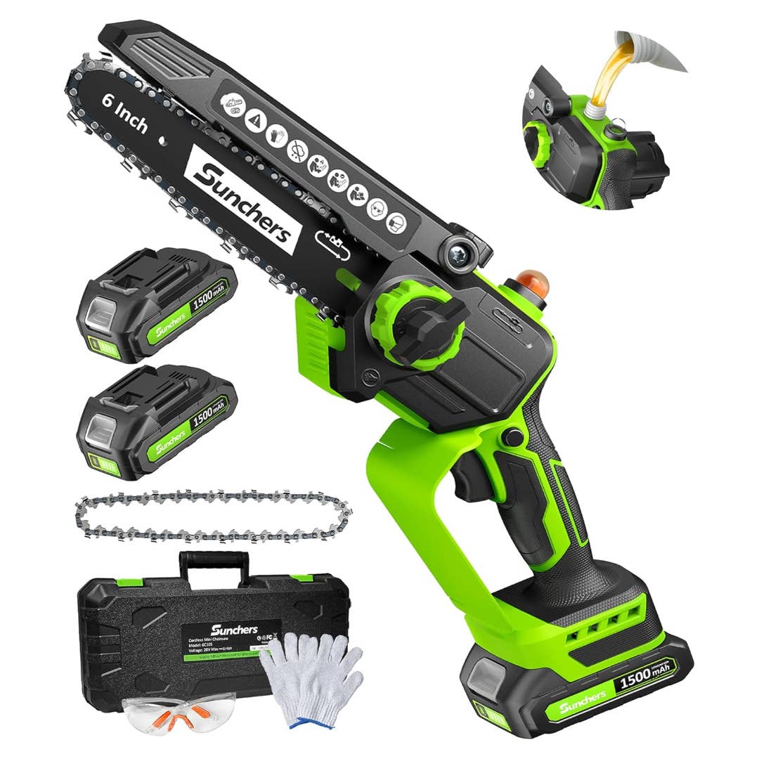 Sunchers 6-Inch Mini Chainsaw&comma; &dollar;32 &lpar;was &dollar;50&rpar; at Amazon