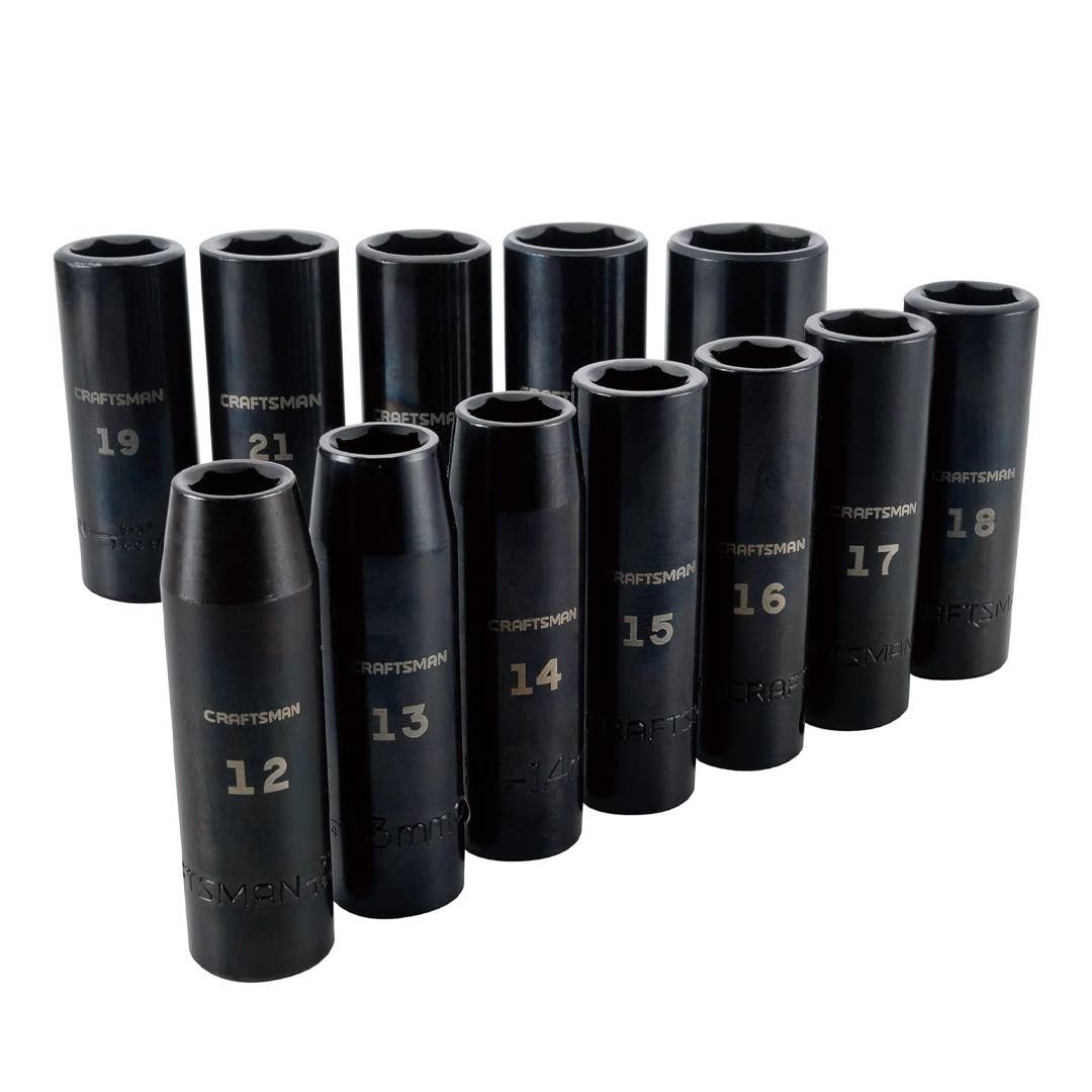 Craftsman 12-Piece Metric Impact Socket Set&comma; &dollar;60 &lpar;was &dollar;99&rpar; at Amazon