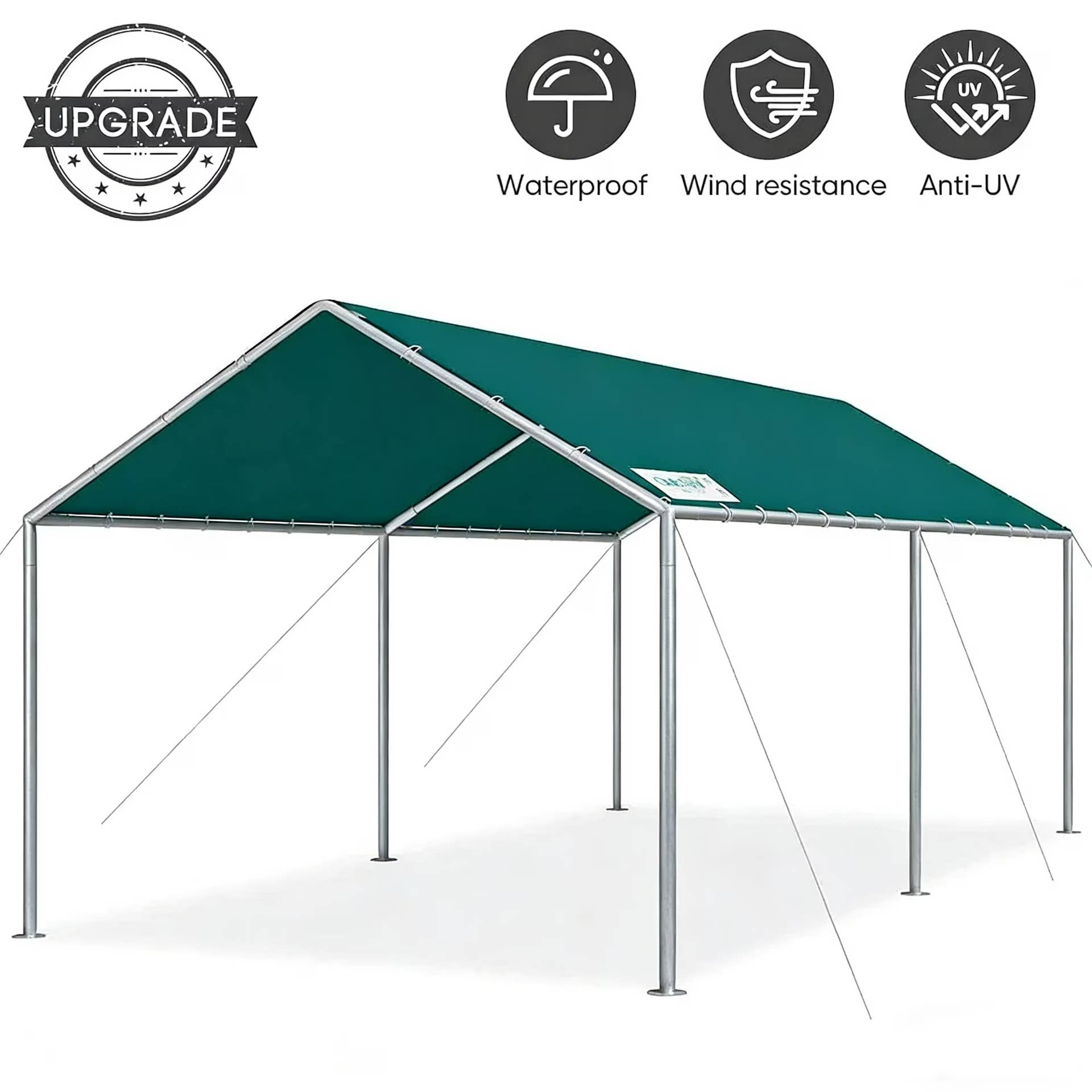 Quictent 10-Foot by 20-Foot Heavy Duty Carport&comma; &dollar;156 &lpar;was &dollar;229&rpar; at Walmart