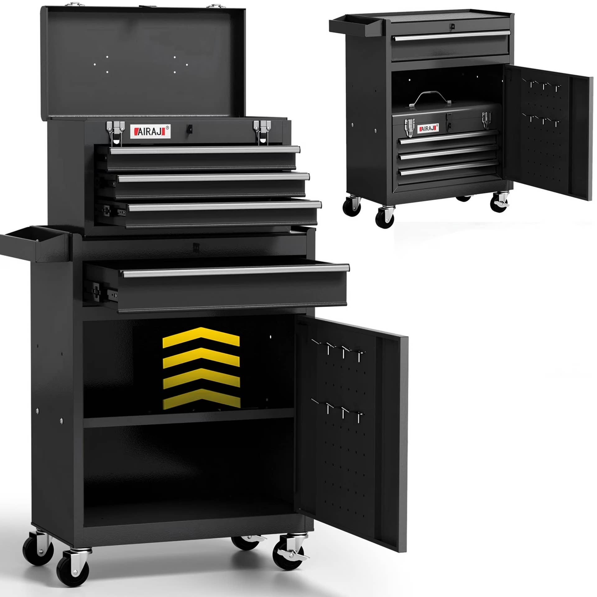 Airaj 6-Drawer Rolling Tool Chest&comma; &dollar;120 &lpar;was &dollar;211&rpar; at Walmart