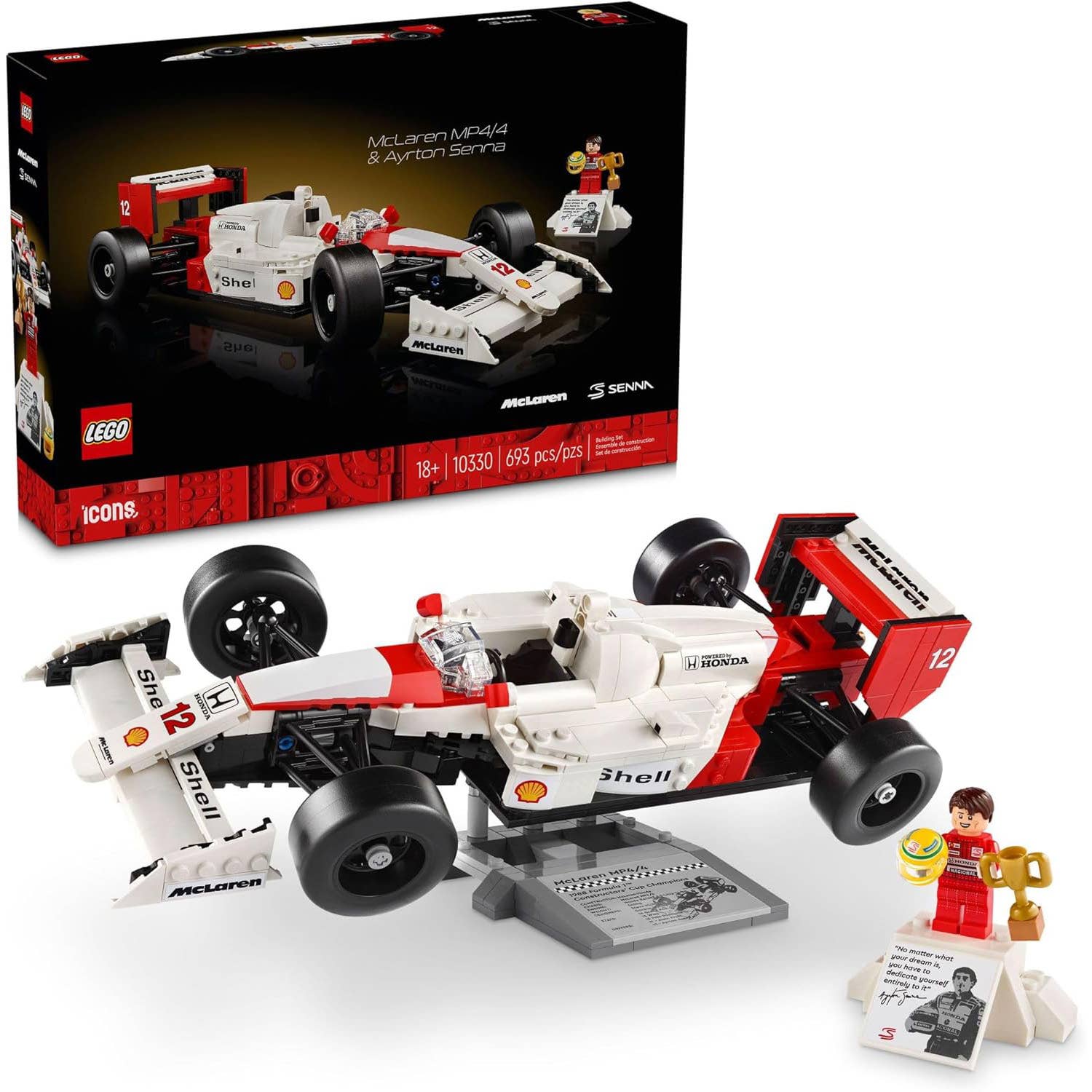 Lego Icons McLaren MP4&sol;4 Formula 1 Set&comma; &dollar;64 &lpar;was &dollar;80&rpar; at Amazon
