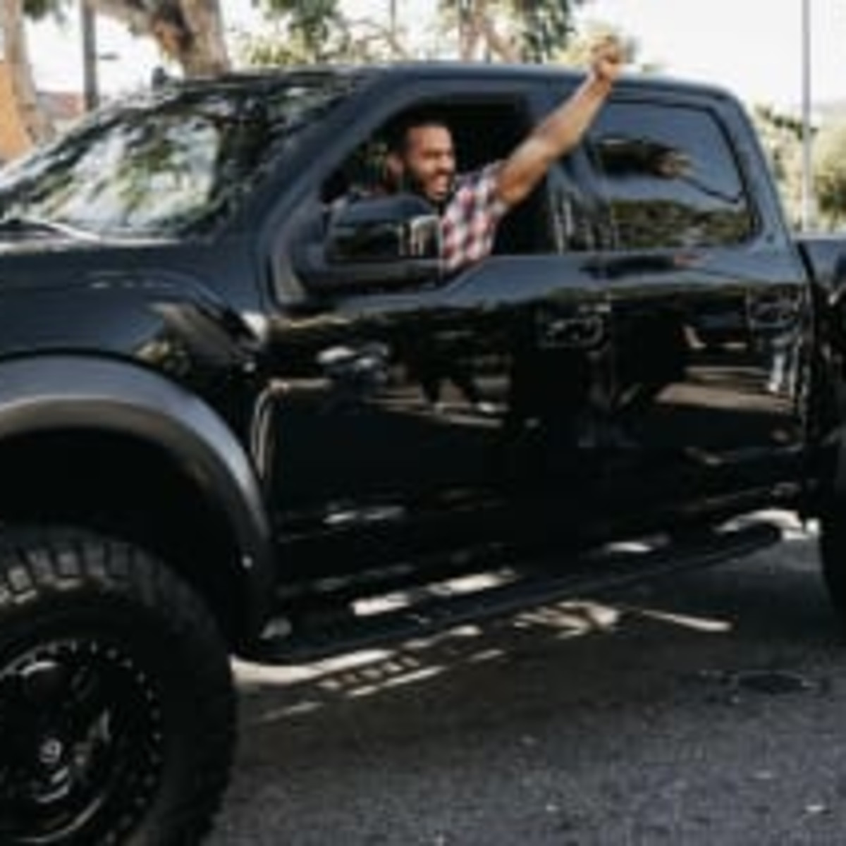 Dwayne 'The Rock' Johnson gives his Ford F-150 Raptor to deserving vet -  Autoblog, image size:1200x1200