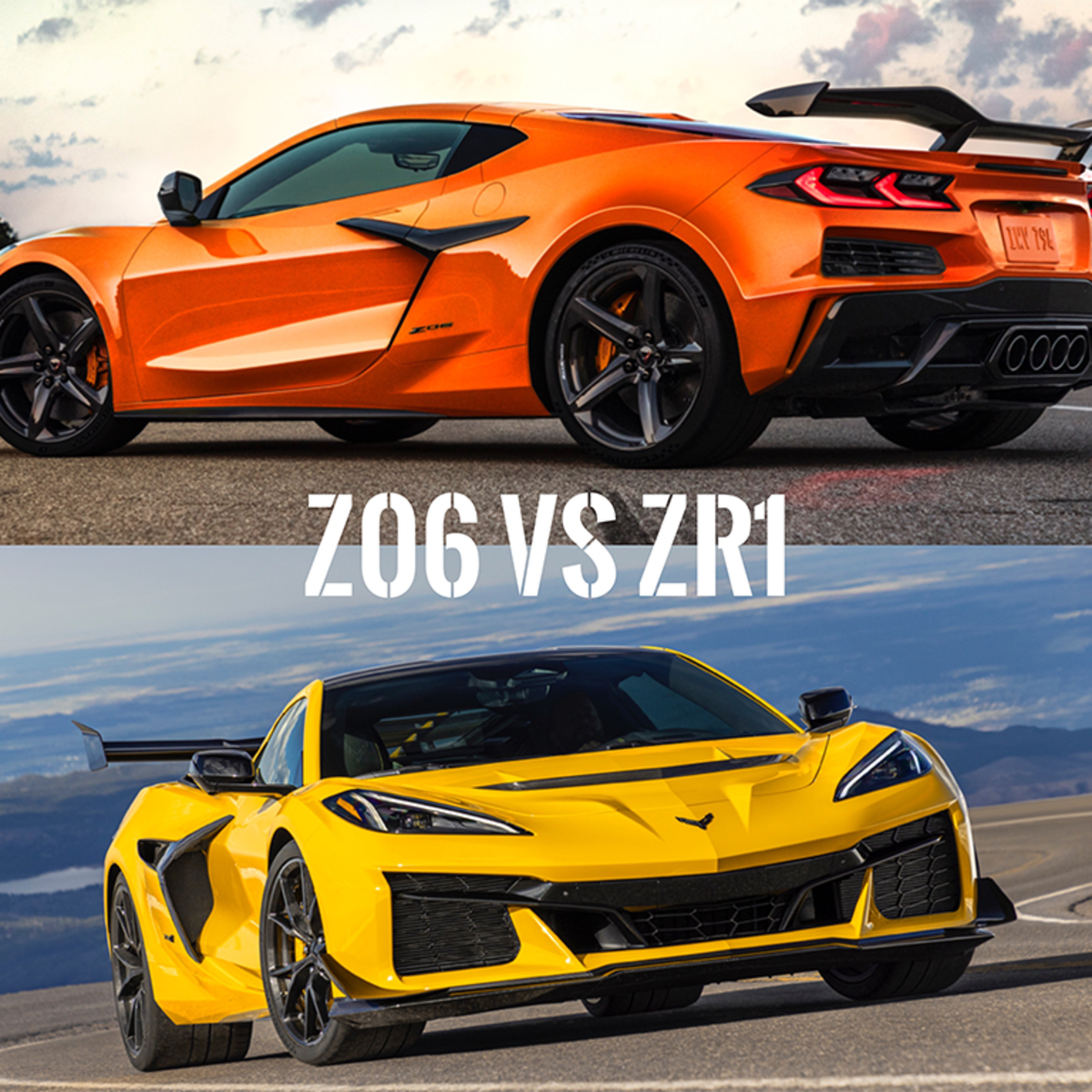 2025 Chevrolet Corvette C8 Z06 vs ZR1: Pitting two American