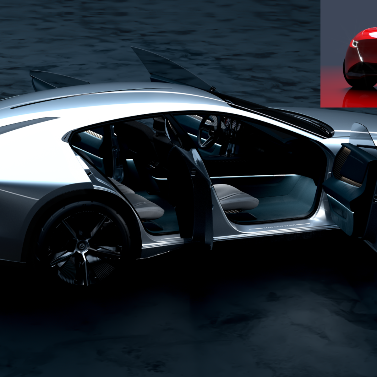 Mazda는 놀라운 회전식 동력 컨셉과 미래 지향적인 Mazda2를 공개합니다.