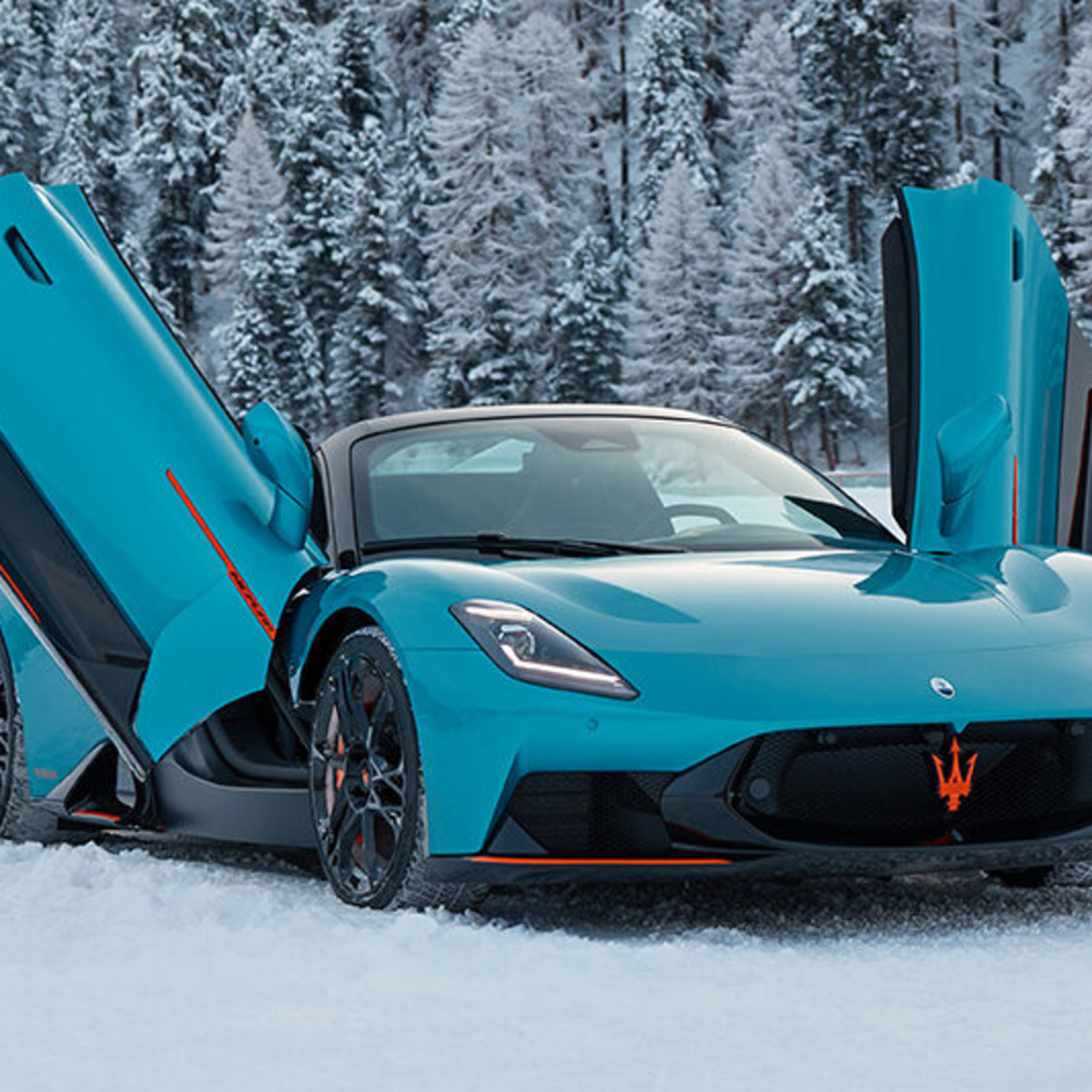 Maserati 'Freezes Fire' on a Swiss Lake With Its Latest Bespoke