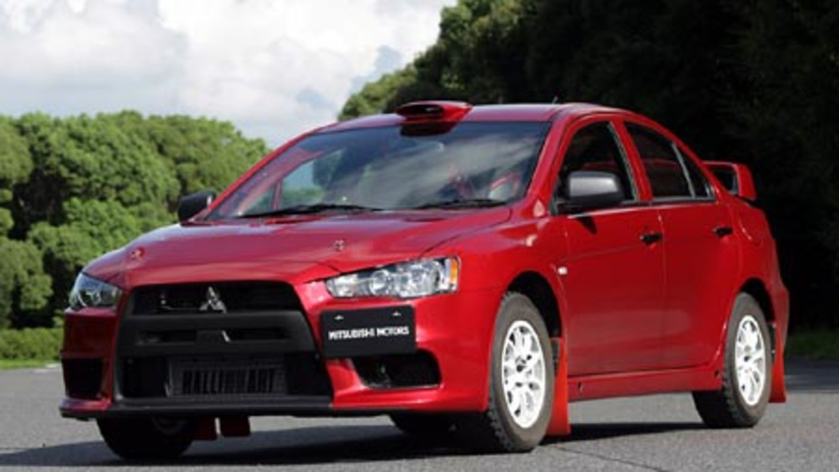 Mitsubishi Lancer EVO X chosen as course car for Rally Japan