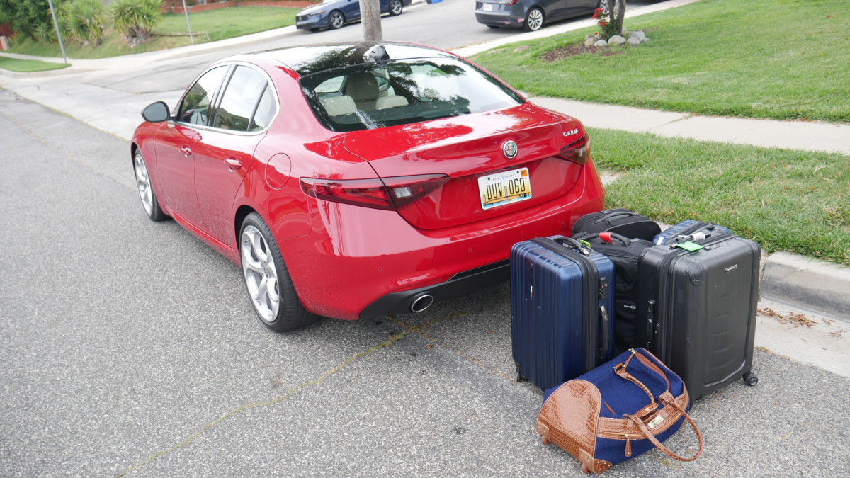 Alfa Romeo Giulia Luggage Test: How big is the trunk? - Autoblog