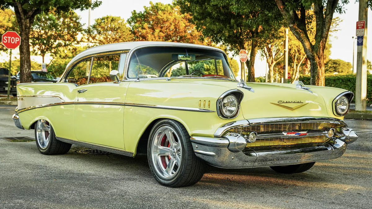 1957 Chevrolet Bel Air Restomod Supercharged For Sale With Low