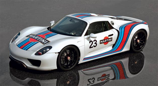 Spark Porsche 918 Spyder Protoype Martini Racing Dealer Ed. 1