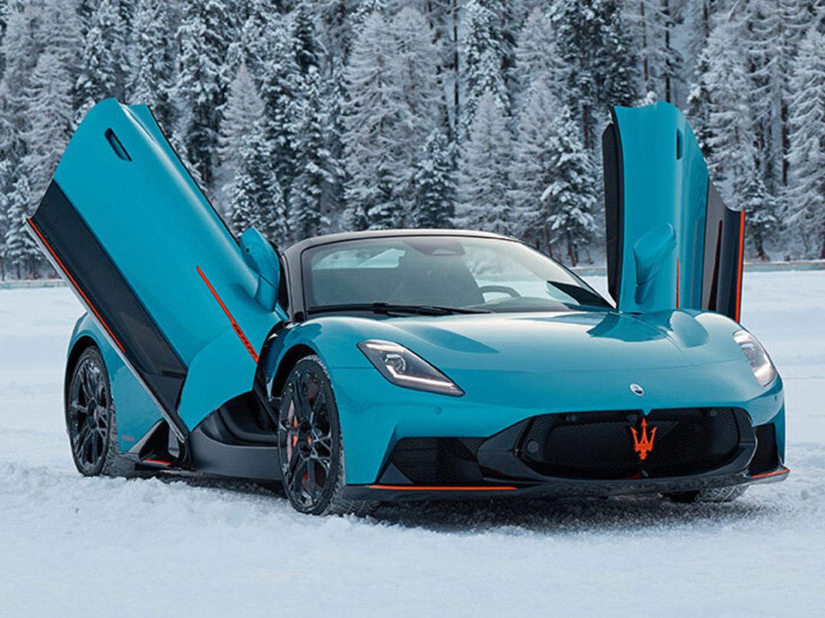 Maserati 'Freezes Fire' on a Swiss Lake With Its Latest Bespoke